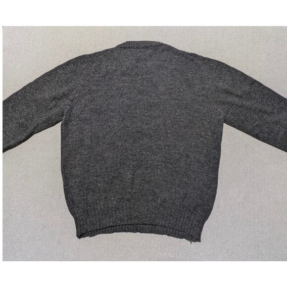 Carson Pirie Scott Sweater Men’s L Wool Gray Geometric Argyle Pullover Vintage - Picture 2 of 6